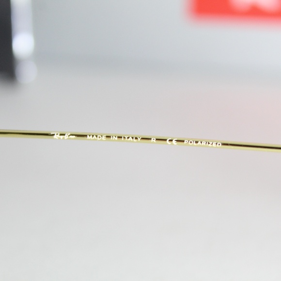 🎁 LAST ONE 🎁  RAYBAN 3025 001/58 POLARIZED GOLD - Picture 7 of 8
